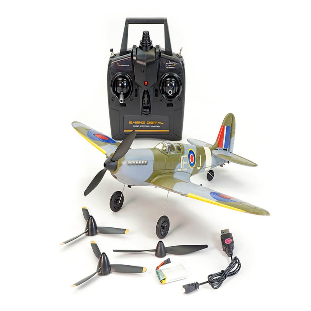 volantex spitfire 400 4-channel with flight stabilisation rtf