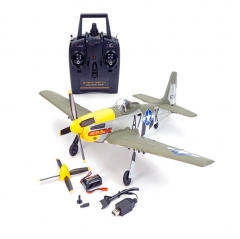 volantex p-51 mustang 500 4-channel brushless with flight stabilisation rtf